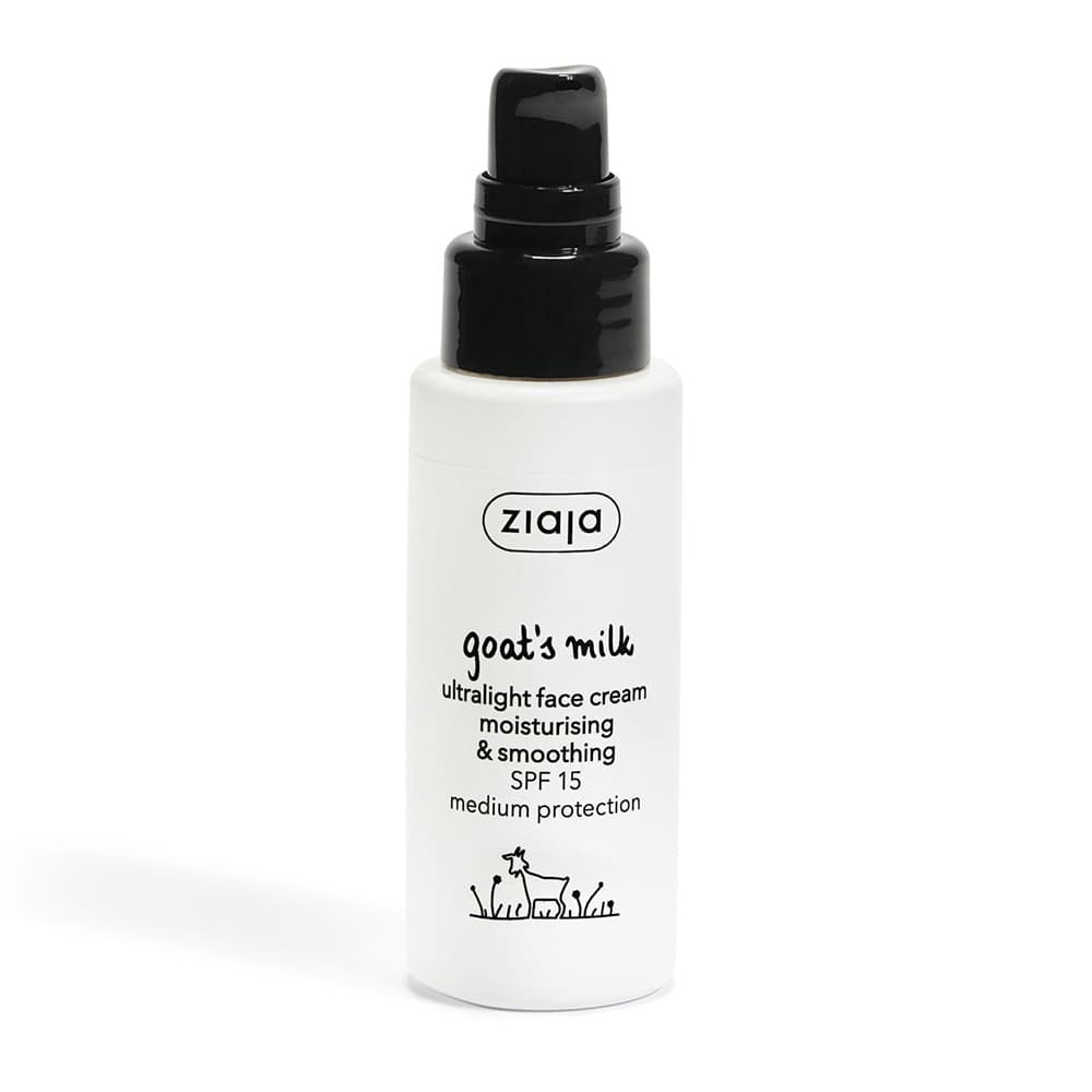 Crème Visage Légère & Lissante SPF 15 au Lait de Chèvre